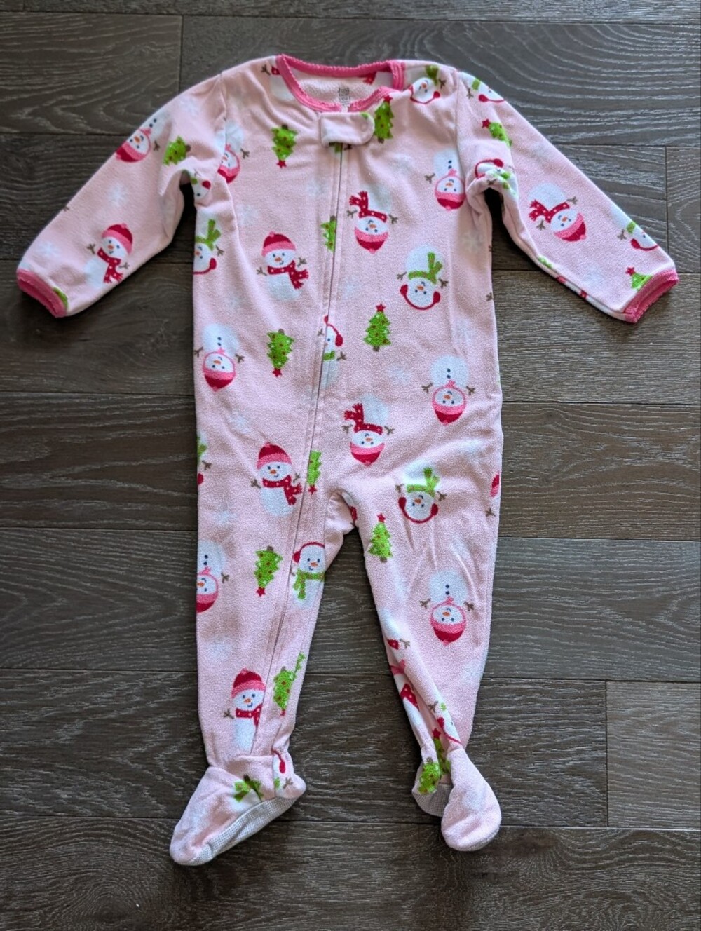 Carter's Fleece One-Piece Footie Pajamas Set of 4 Size 18 Months - Picture 10 of 12